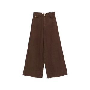 Lois Jeans Brown Trousers - High-Waisted Trousers Women